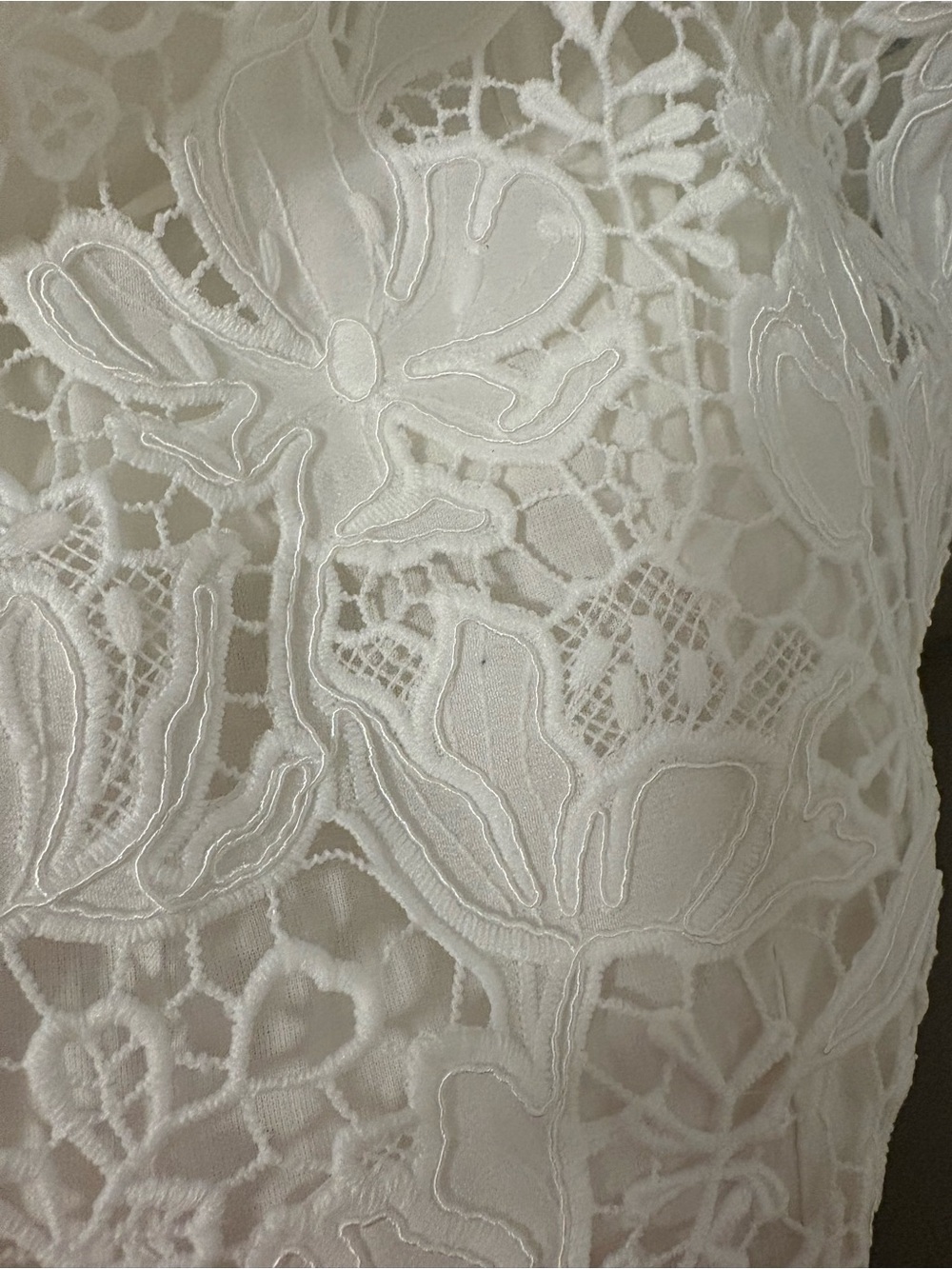 NWT En Saison Anthropologie Marisol Lace Bustier Belted Midi Dress, S - Picture 9 of 12